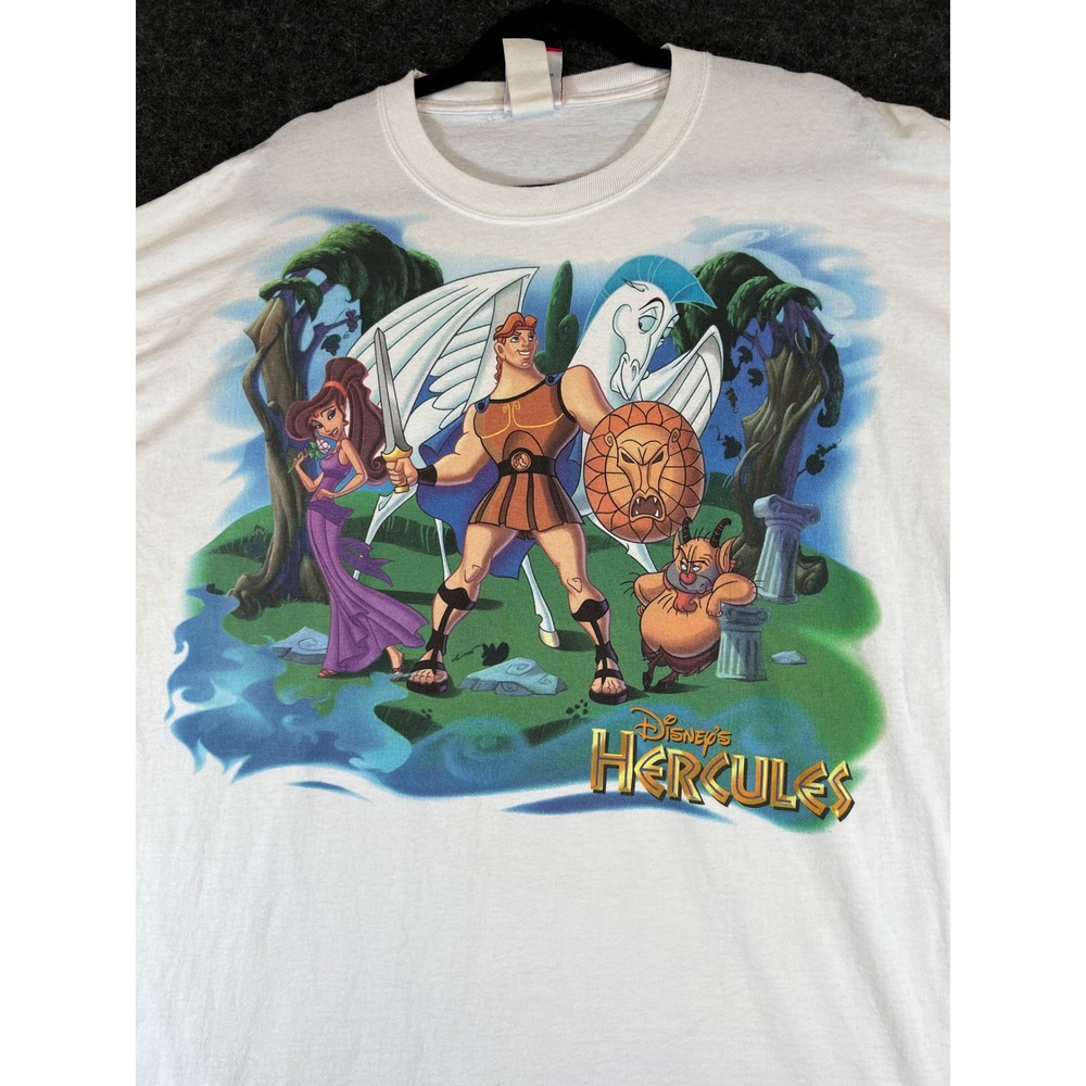 Vintage Disney Hercules Movie Promo T-shirt Mens XXL Mickey Inc Hades RARE 90s